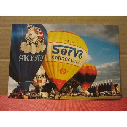 WHITBREAD HOP FARM BALLOON FESTIVAL, 1993. SERVO CONNECTORS unused Postcard /
