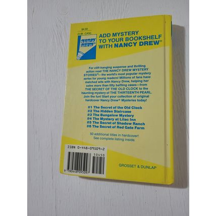 The Sign of the Twisted Candles Nancy Drew book hardcover Carolyn Keene book 9