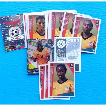 ZAMBIA Panini - FIFA Womens World Cup 2023 Stickers 175 - 190