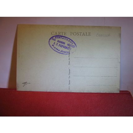 LES ROCHES BLEUES, CORSICA FRANCE unused antique postcard =