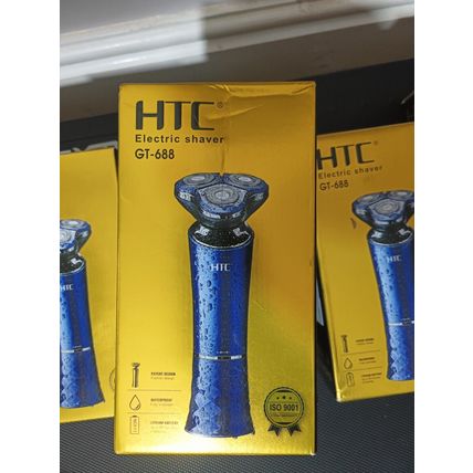 HTC Mens Shaver Tripple Head Washable Stainless Steel Blade Shave USB Charging