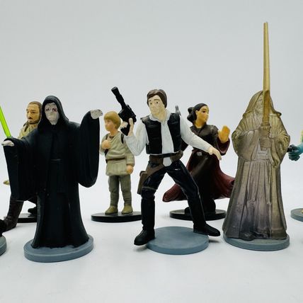 Applause Star Wars Figurines with Stand 1999 Lot 22 Pieces Vintage