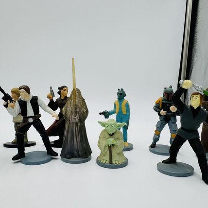 Applause Star Wars Figurines with Stand 1999 Lot 22 Pieces Vintage