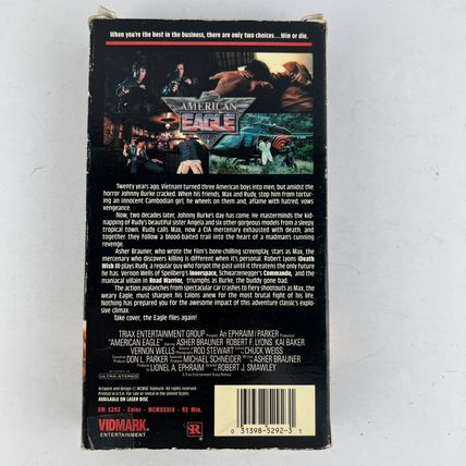 American Eagle VHS Video Tape 1990 Asher Brauner