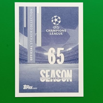 topps Champions League 2023 2024 Sticker 65g Bukayo Saka GOLD Impact