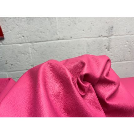 Italian Full Whole Leather Cow Hide Colour Cerise