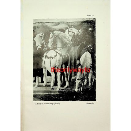 Adoration Of The Magi (detail), Masaccio, Book Illustration (Print), 1929