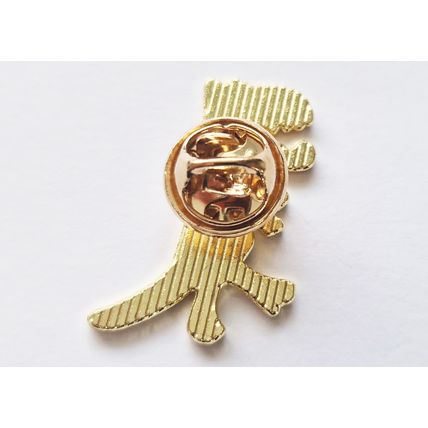 Novelty Cartoon Dinosaur metal novely lapel pin badge