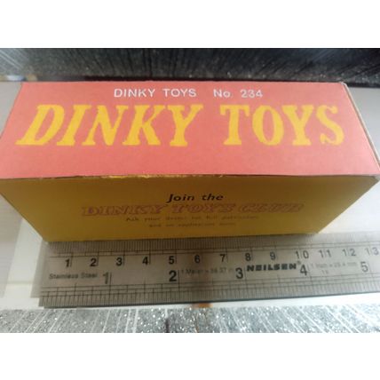 Dinky No234 Ferrari Racing Car - Early No Picture Replica / Repro Box