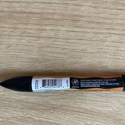 Winsor & Newton Designers Promarker Brush - Bright Orange