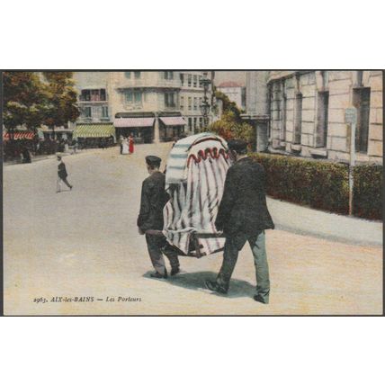 Les Porteurs, Aix-les-Bains, Savoie, 1908 - De Migieu CPA