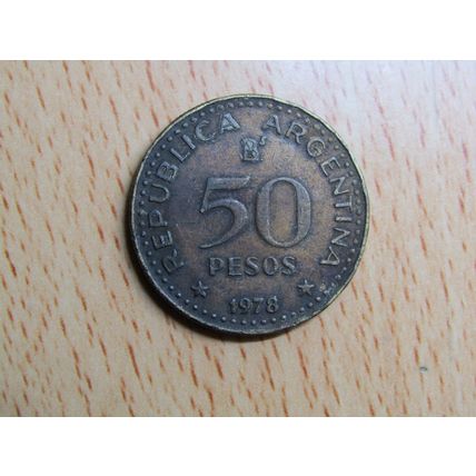 Argentina 1978 50 Peso Coin