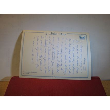 multiview, DERWENTWATER, CUMBRIA used postcard by J Arthur Dixon 1992 =