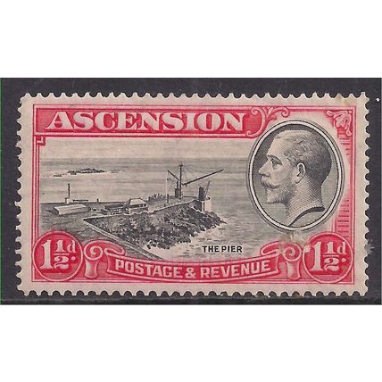 Ascension 1934 KGV 1 1/2d The Pier MM SG 23 ( A39 )