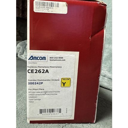 New Yellow CE262A Premium Toner Cartridge