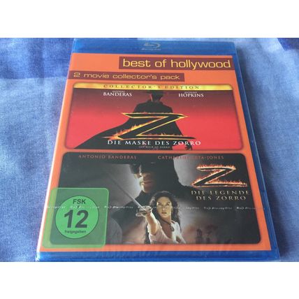 The Mask Of Zorro & The Legend of(NEW & SEALED 2010 GERMAN Blu-Ray of 2 Movies)