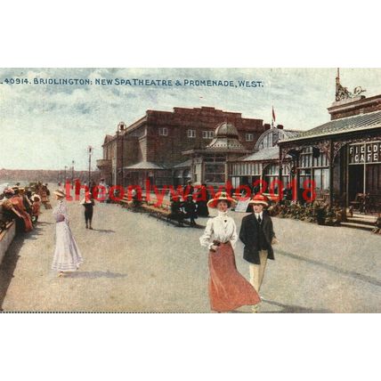 Bridlington, New Spa Theatre & Promenade, West, Yorks, Celesque Postcard