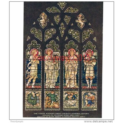 Vyner Window, Christ Church Cathedral, Oxford, Book Illustration (Print), c1907