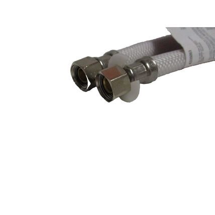 Faucet Connector Supply Line 3/8" Compression x 3/8" Compression x 16" 2 Pack