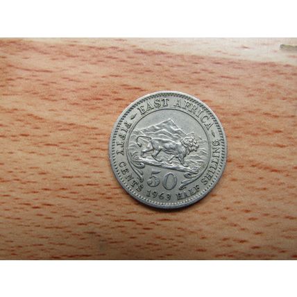 East Africa 1963 50 Cents Coin
