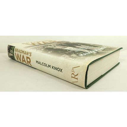 Bradmans War Cricket History Book Malcolm Knox - Roger Mann Personal Copy HB