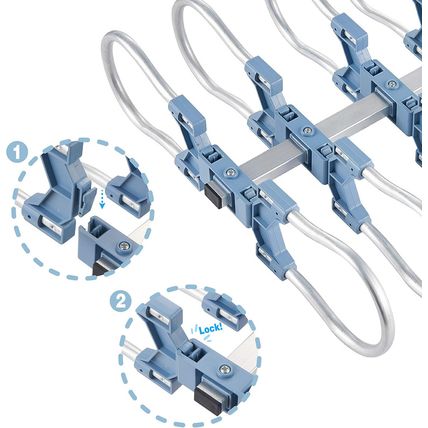 2023UPDATE!!!WA-2608 Digital Amplified Outdoor HDTV Antenna&60Ft RG6 Coax Cable