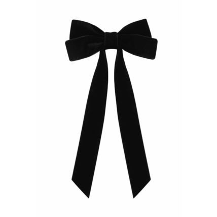 Black Velvet Bowknot Frenchy Girl Fashion Hair Clip