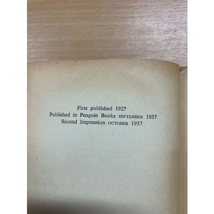 1937 "DISRAELI" ANDRE MAUROIS PENGUIN BIOGRAPHY PAPERBACK BOOK (P2)