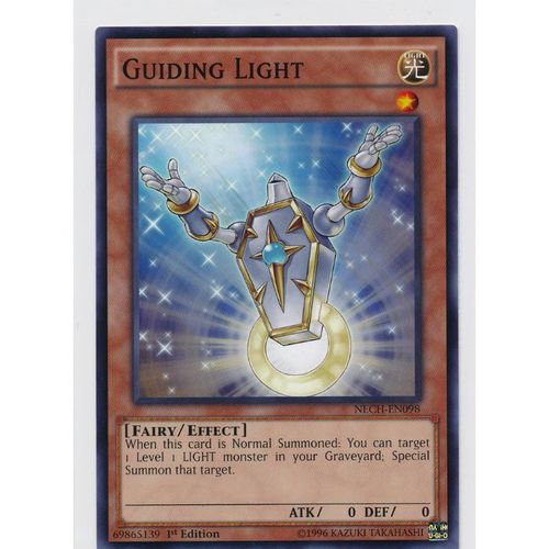 YuGiOh The New Challengers NECH-EN098 Guiding Light 1st Edition