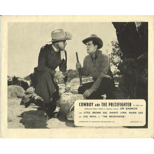 COWBOY AND THE PRIZEFIGHTER Jim Bannon, Little Brown Jug 1950 F-O-H Stills (7)