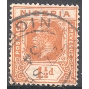 Nigeria 1914 - SG17 - 1½d orange - King George V - used