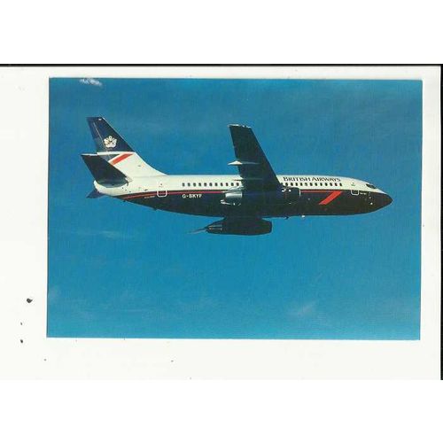 Aviation BRITISH AIRWAYS BOEING SUPER 737 Company Postcard (PC003)