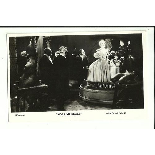 "WAX MUSEUM" LIONEL ATWILL Postcard by Filmshots (a)