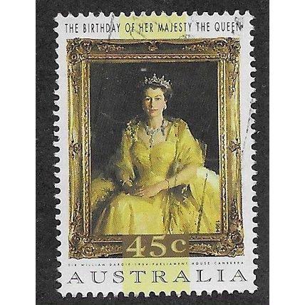 AUS 1994 45c 'QUEENS BIRTHDAY' FINE USED (EBID68-093)
