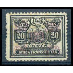 Used Revenue 20c N.Y. Stock Transfer Fine WA2783