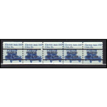1906a 17c Electric Auto average MNH Dry Gum PNC 4A/5 Gap 1L AA0209