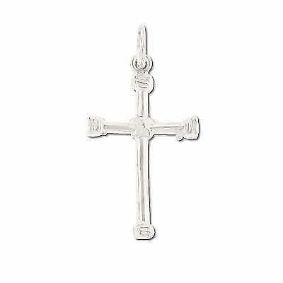 Sterling Silver Wrapped Ends and Center Cross Pendants