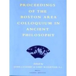 Proceedings of the Boston Area Colloquium in Ancient Philosophy: Volume XV (1999