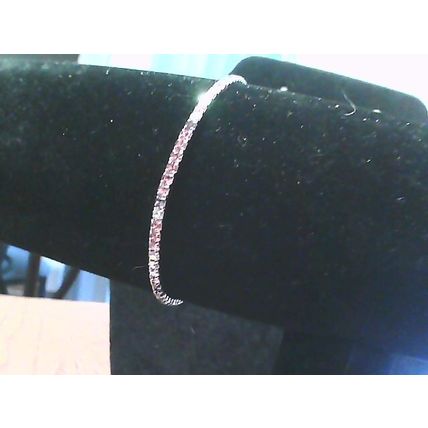 Pink Rhinestone Elastic Tennis Bracelet