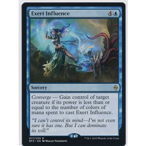Magic the Gathering MTG Battle For Zendikar 77/274 Exert Influence