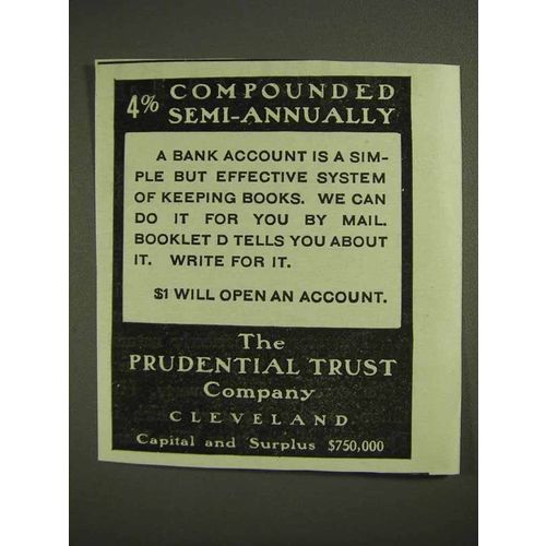 1903 Prudential Trust Company Ad - 4% Semi-Annually
