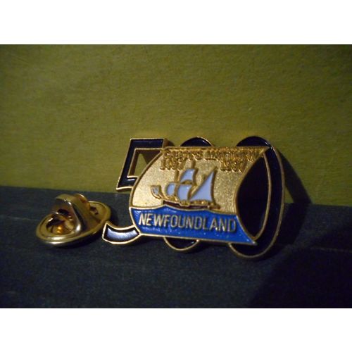 Newfoundland Cabot's Ship Matthew 500 year Discovery 1497-1997 Lapel Pin