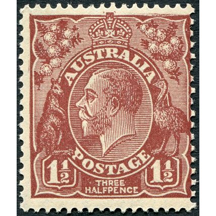 Australia 1936 1½d red-brown SG 126 unused