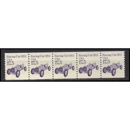 2262 17.5c Race Car Fine MNH Dry Gum PNC 1/5 X0926