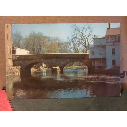 THE CROATE BRIDGE, IPSWICH, MASSACHUSETTS, USA unused postcard =