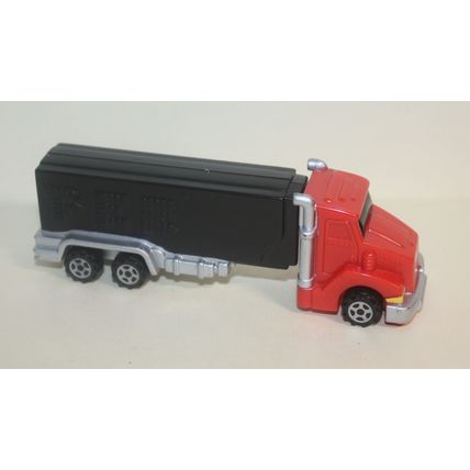 2004 Pez E Series Big Rig Candy Dispenser Red Cab & Black Trailer