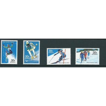 australia stamps mnh 1984 sg915 sg 915 skiing set