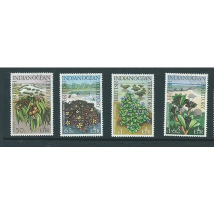 british indian ocean territory sg77 sg 77 wildlife seashore plants hm