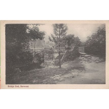 Bridge End Derwent Antique Derby Postcard