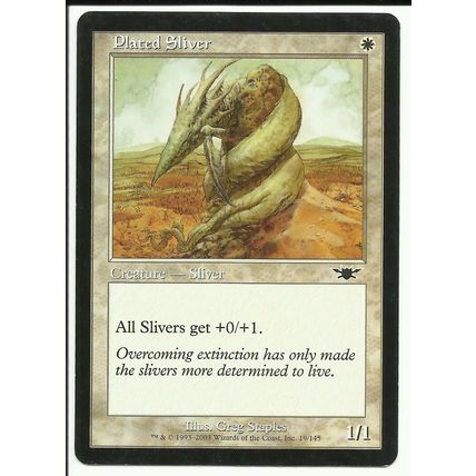 1X MTG Magic the Gathering PLATED SLIVER Legions